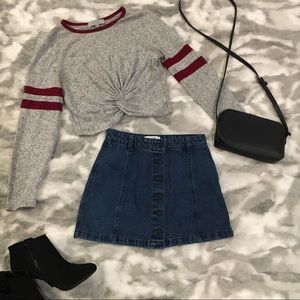 Forever 21 Denim Mini Skirt